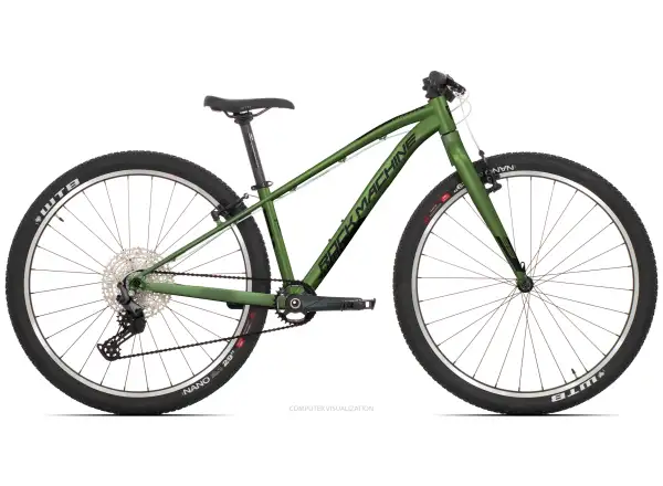 Rock Machine Thunder 29" VB detský bicykel S Gloss Metallic Khaki/Pearl Black