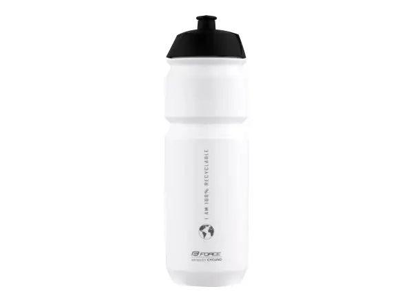 Force Bio Earth cyklistická fľaša 750 ml biela/sivá