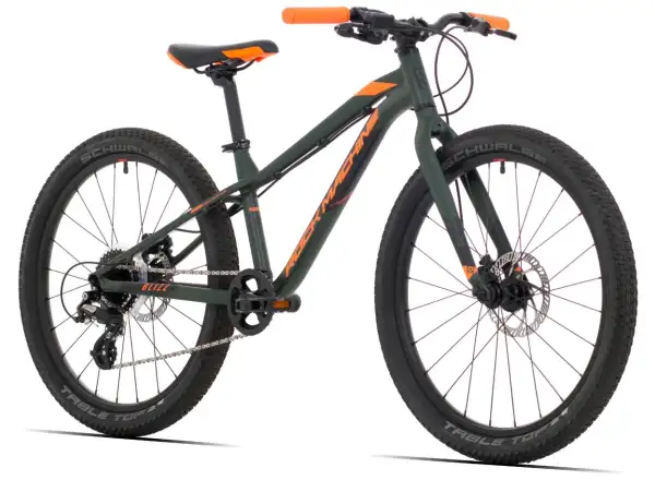 Rock Machine Blizz 24" HD detský horský bicykel khaki/oranžová