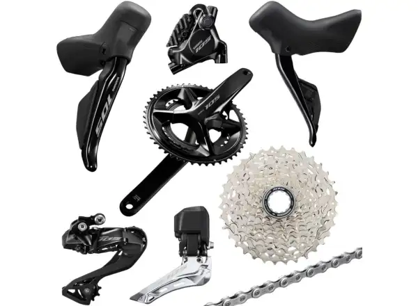 Shimano 105 Di2 R7150 cestná elektronická sada s hydraulickými brzdami