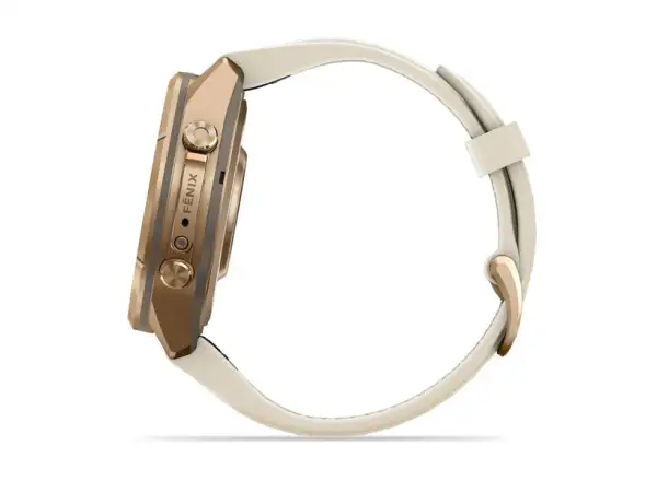 Garmin fenix 9 Pro inReach 43 mm inteligentné hodinky Autumn gold titanium/Cream/french gray