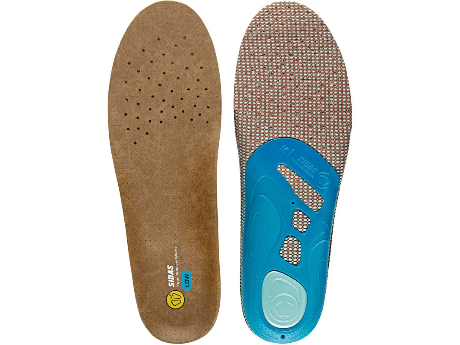 Sidas 3Feet Outdoorové vložky do topánok s nízkou klenbou 1 pár
