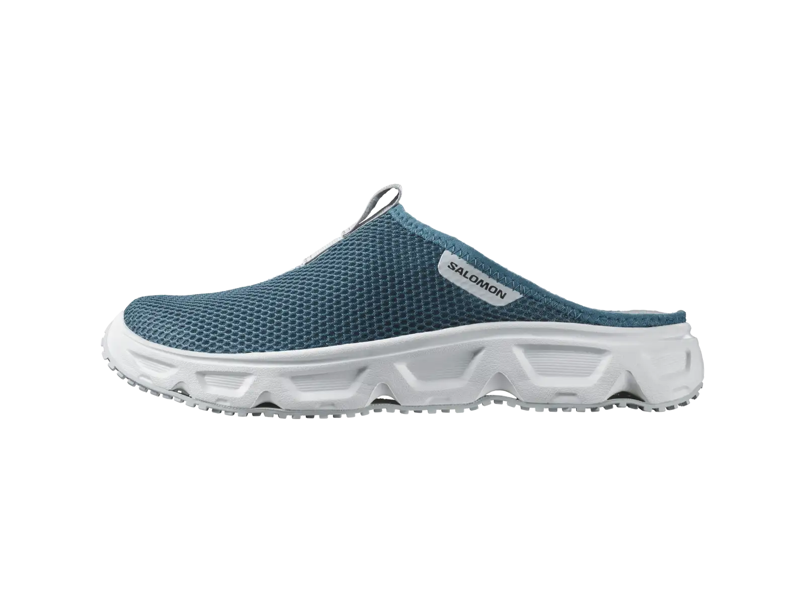 Salomon Reelax Slide 6.0 pánske šľapky Blue Ashes/White/Pearl blue