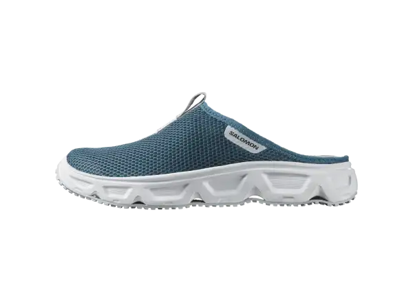 Salomon Reelax Slide 6.0 pánske šľapky Blue Ashes/White/Pearl blue