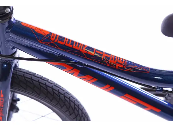 Detský bicykel Amulet 16 Mini Superlite tmavomodrá metalíza/oranžová lesklá
