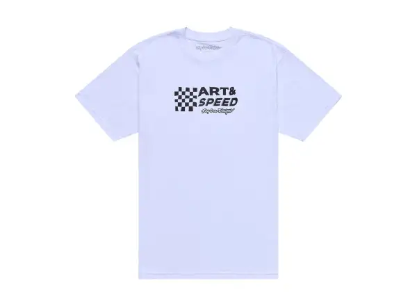 Troy Lee Designs Finish Line pánske tričko krátky rukáv White