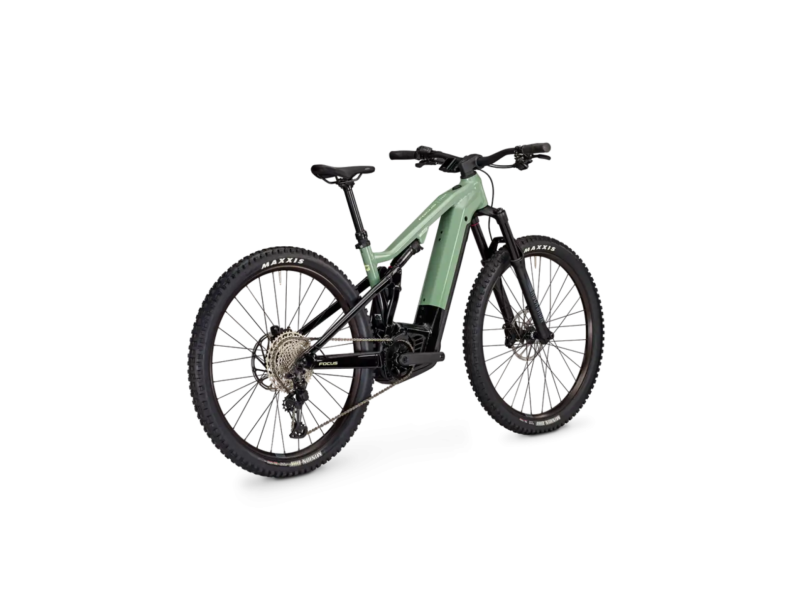 Focus Thron2 6.8 DI 750 Wh horský elektrobicykel Mineralgreen Glossy/Magicblack Glossy