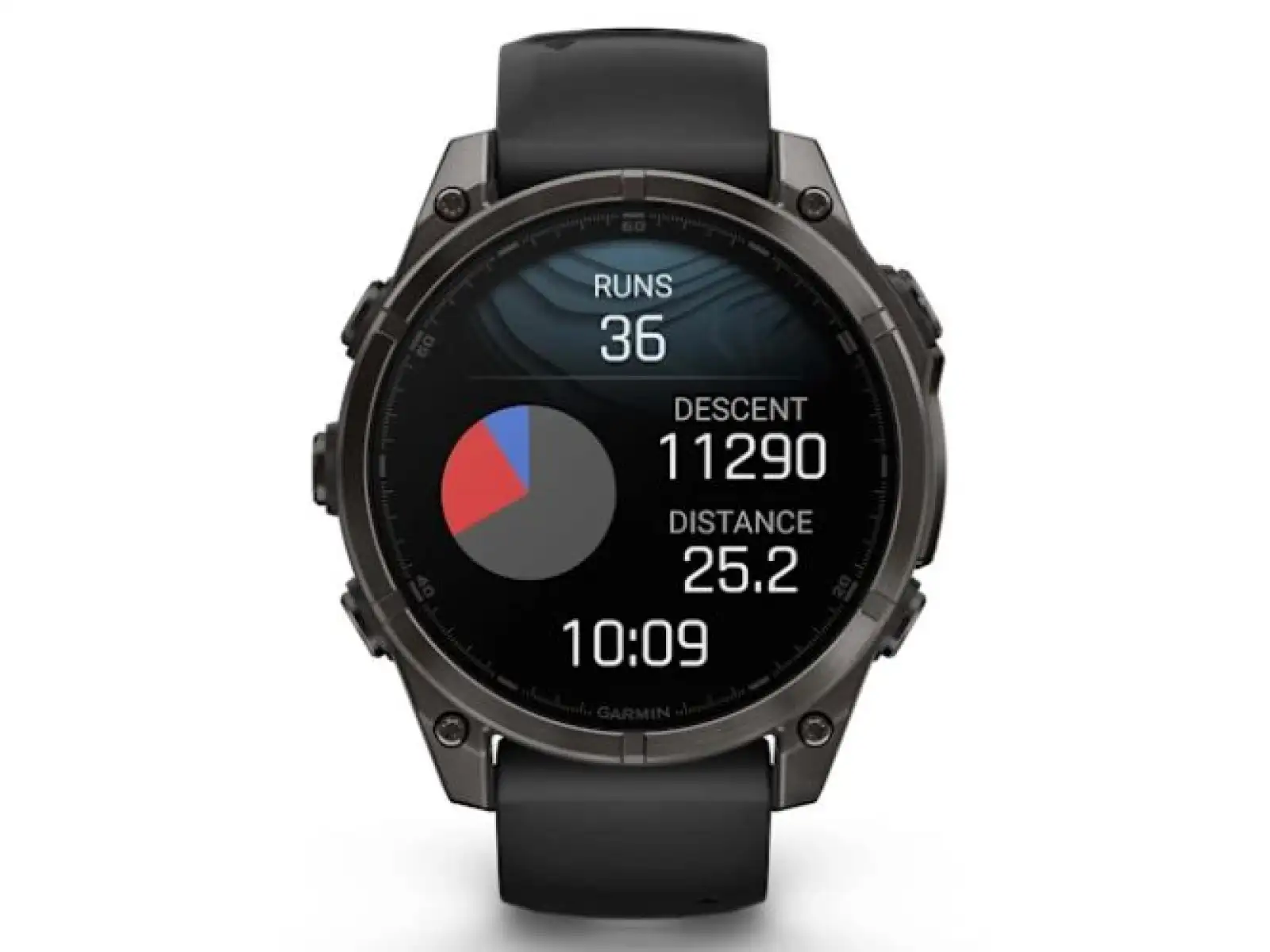 fenix® 8 - 47 mm, AMOLED, Safír, Uhlová šedá DLC titanová s čiernou/šedou.