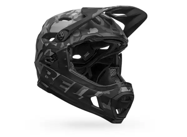 Prilba Bell Super DH Mips Mat/Gloss Black Camo