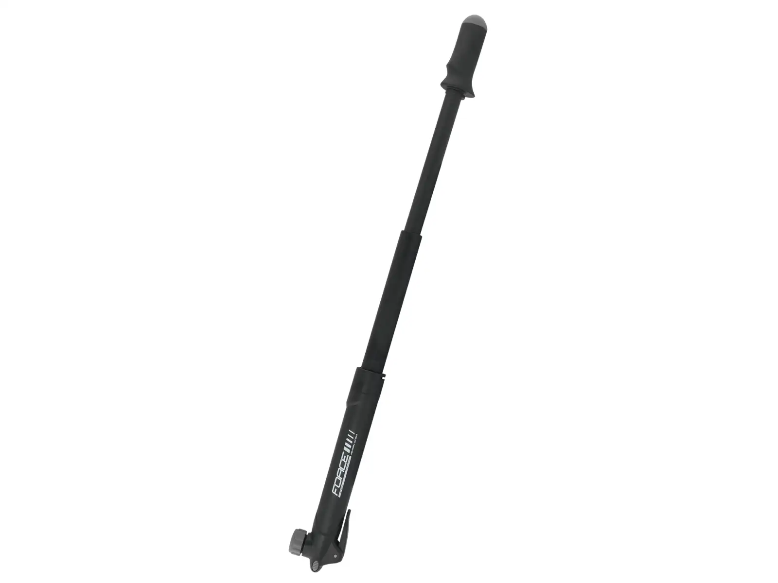 Plastový teleskopický nafukovač Force Easy Duo čierny