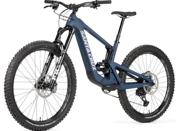 Santa Cruz Heckler SL 1 C MX Stout celoodpružený elektrobicykel Matte Dark Blue