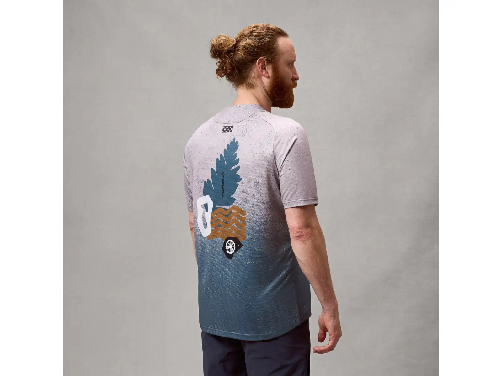 Endura SingleTrack pánsky dres krátky rukáv Titanium