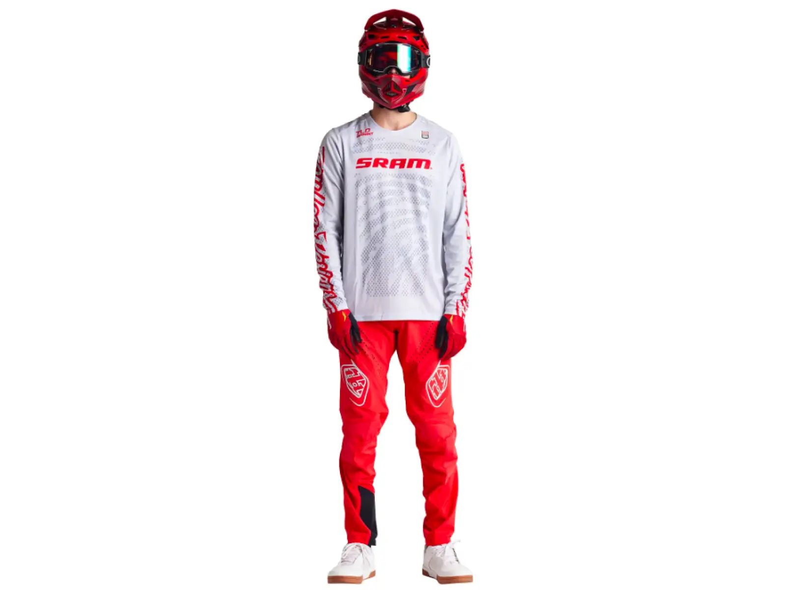 Troy Lee Designs Sprint Sram Shifted Jersey pánsky dres dlhý rukáv Cement