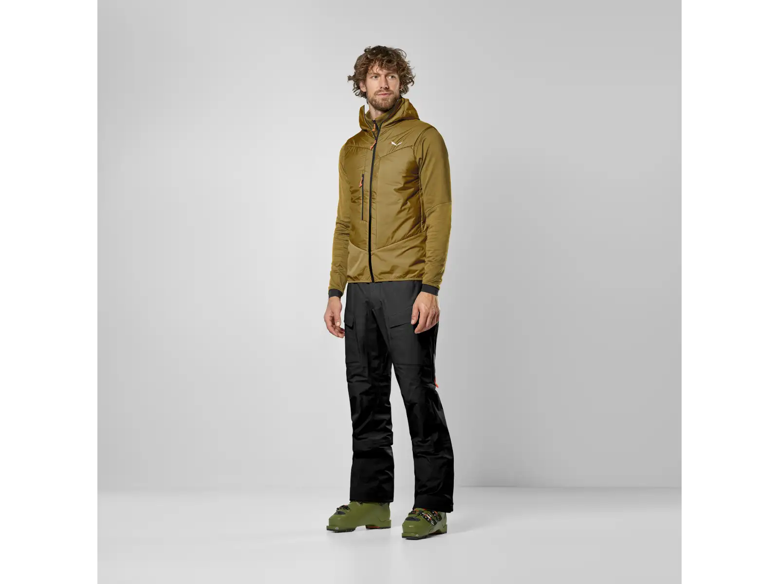 Salewa Sella Durastretch/Tirolwool® Responsive pánska vesta Golden Brown
