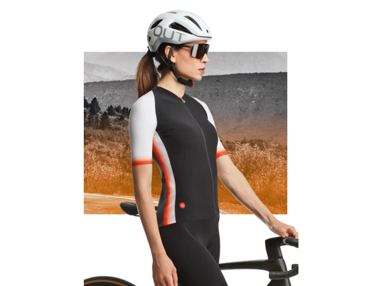 Dotout Backbone dámsky dres krátky rukáv Black