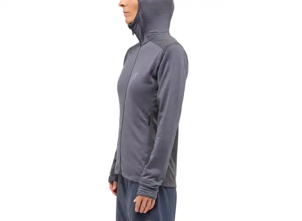 Haglöfs L.I.M Mid Multi Hood dámska mikina s kapucňou tmavosivá