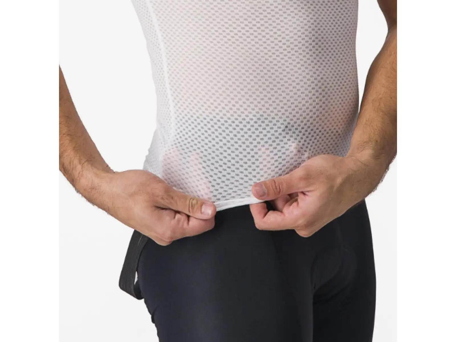 Castelli Pro Mesh 2.0 funkčné tričko krátky rukáv White