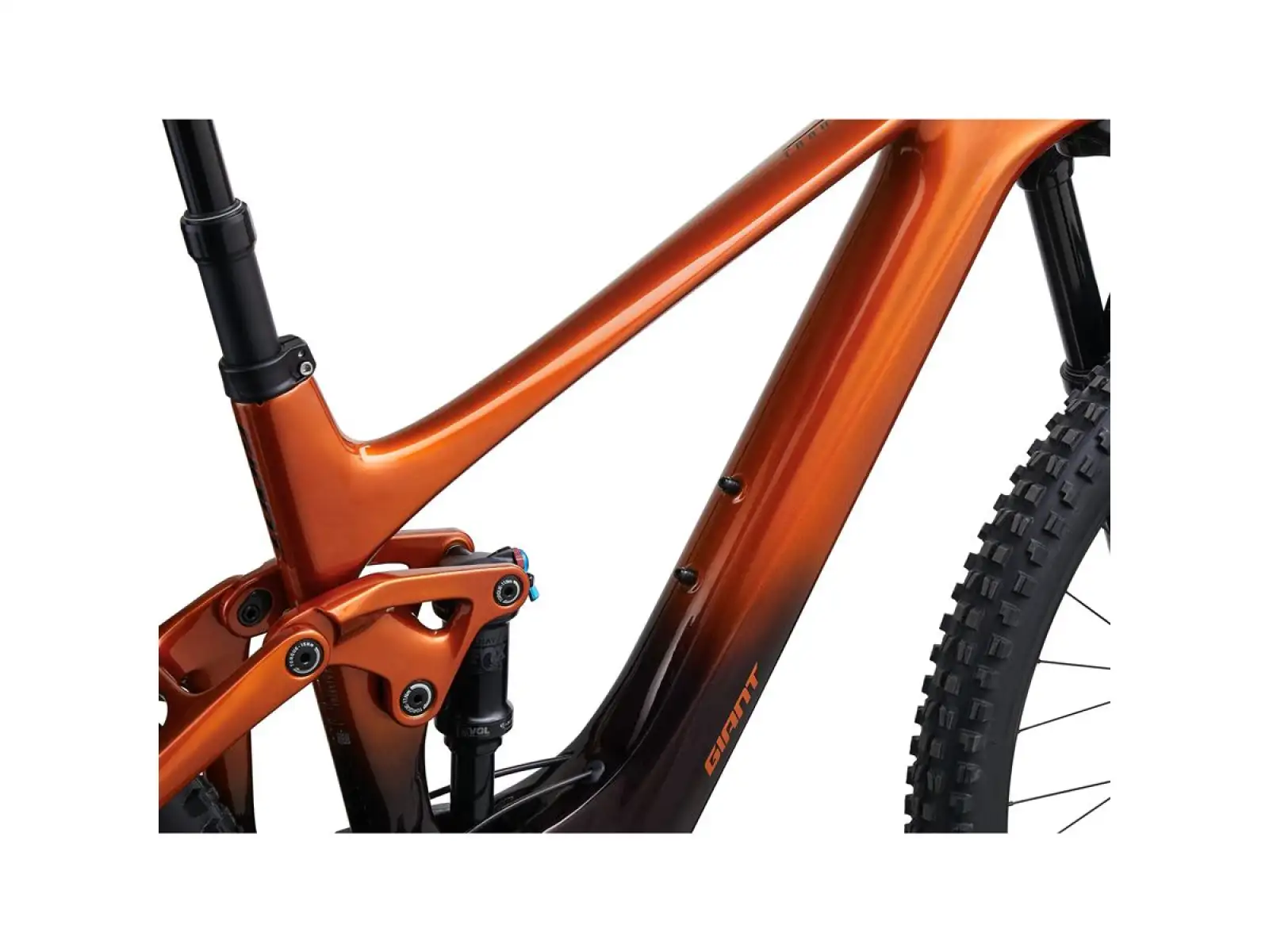 Giant Trance X Advanced E+ EL 2 horský elektrobicykel Amber Glow / Cordovan