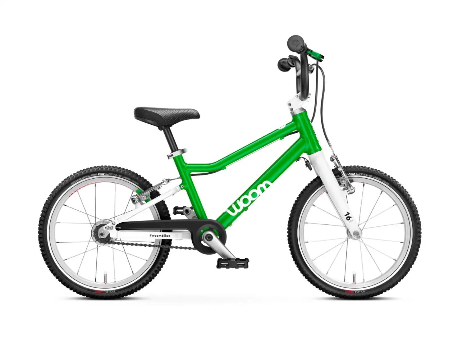 Woom 3 Green Automagic 16" Detský bicykel