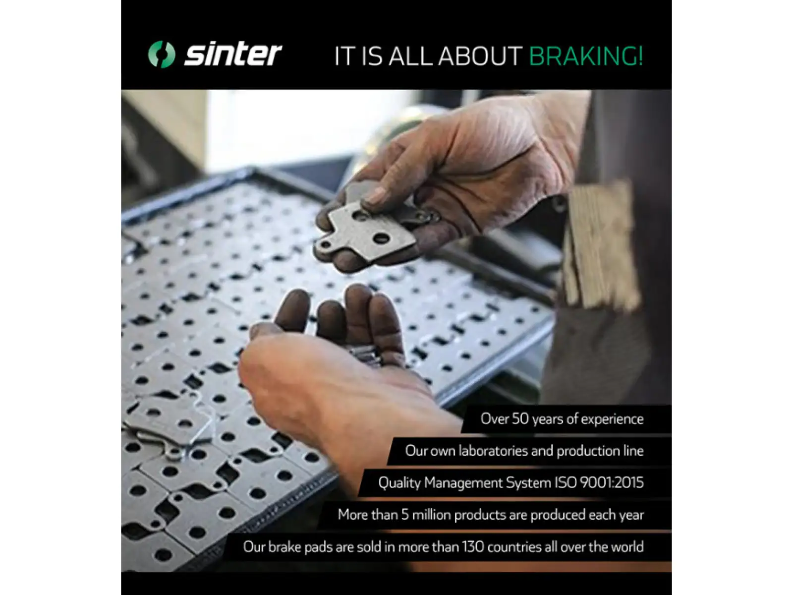 Sinter Shimano G Type brzdové doštičky semi-metal čierna