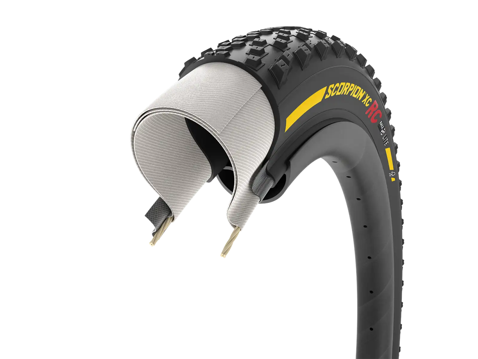 Pirelli Scorpion XC RC Team Edition Lite 29x2,4 plášť kevlar žltý