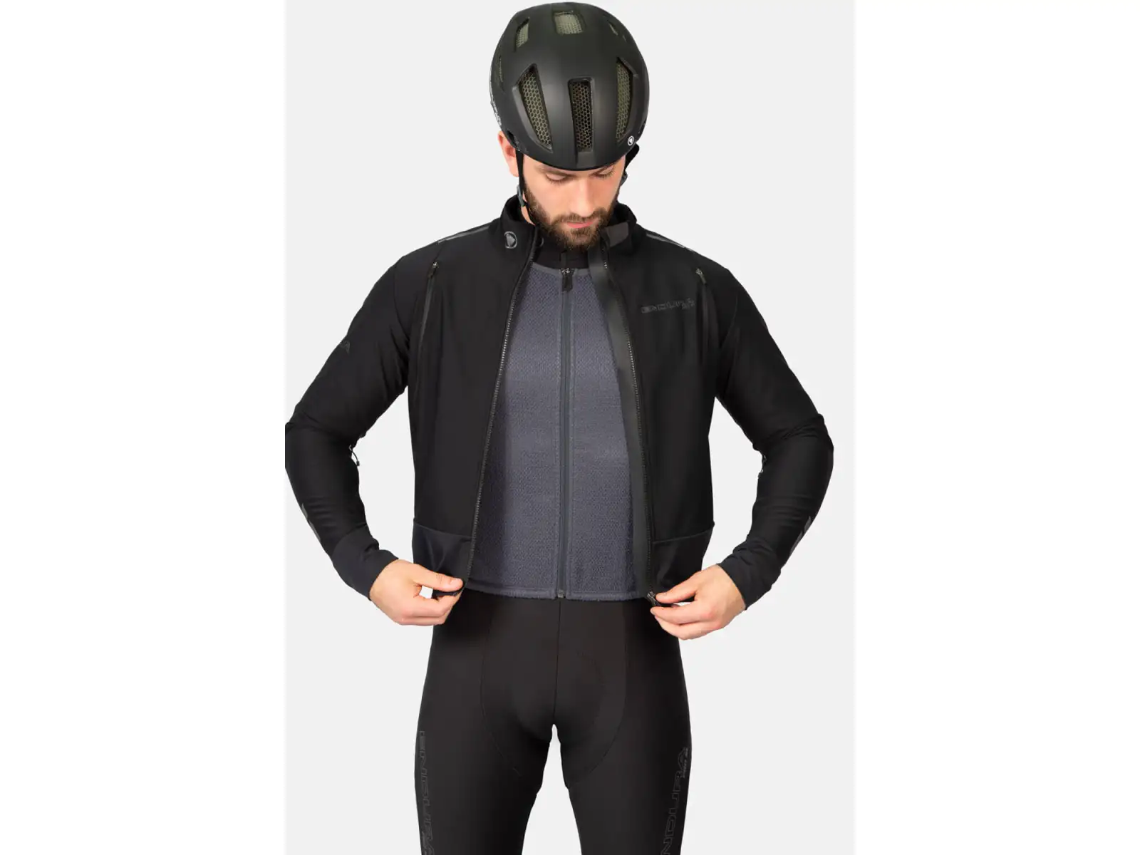 Endura Pro SL 3-Season pánska bunda modrá aqua