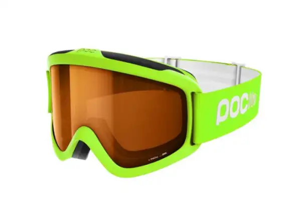 Detské zjazdové okuliare POC POCito Iris Fluorescent Yellow/Green vo veľkosti. Uni