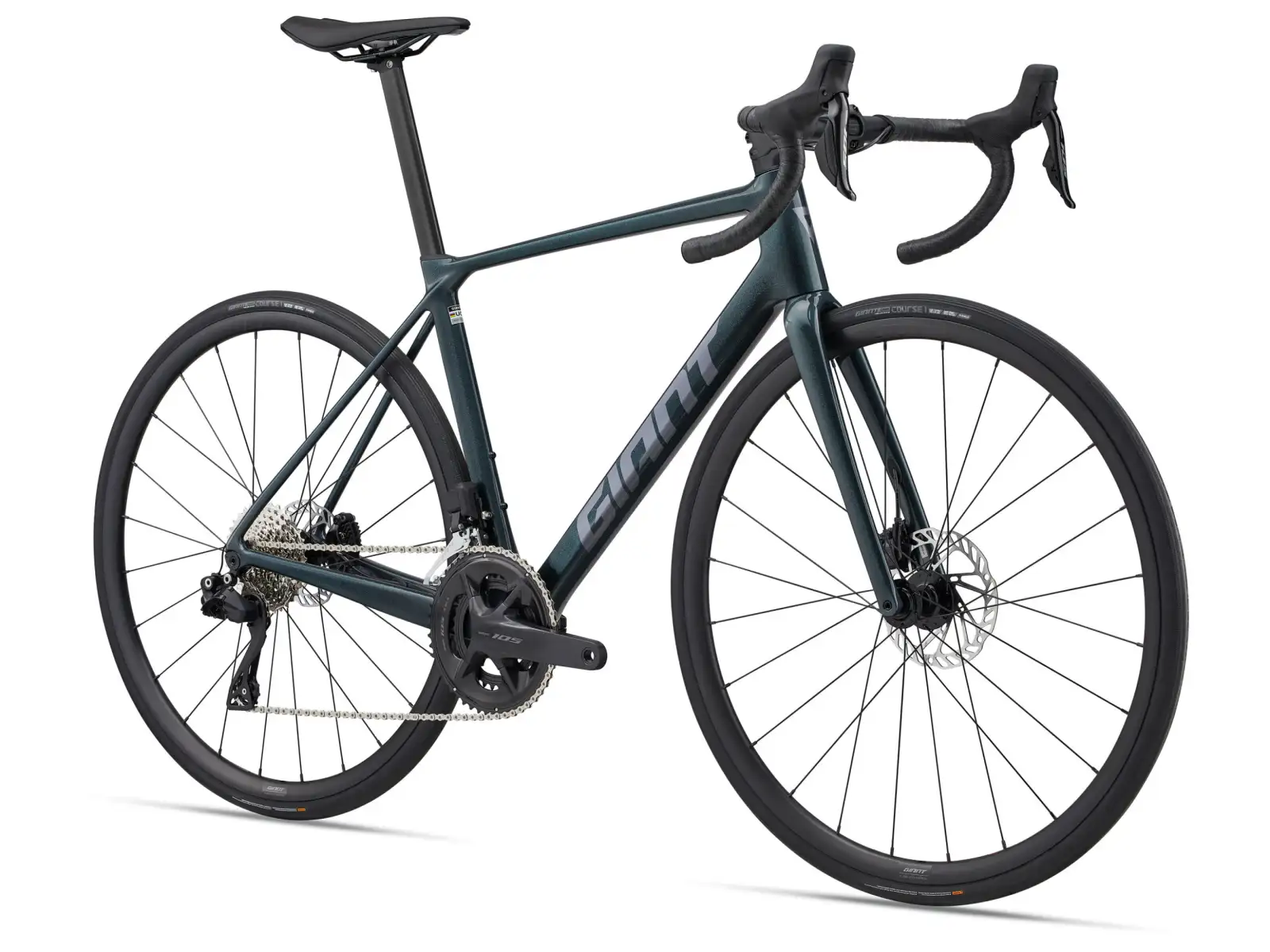 Giant TCR Advanced 1 gravel bicykel Asphalt Green