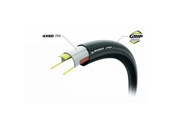 Michelin Lithion 4 Performance Line TS 28" cestný plášť kevlar čierna