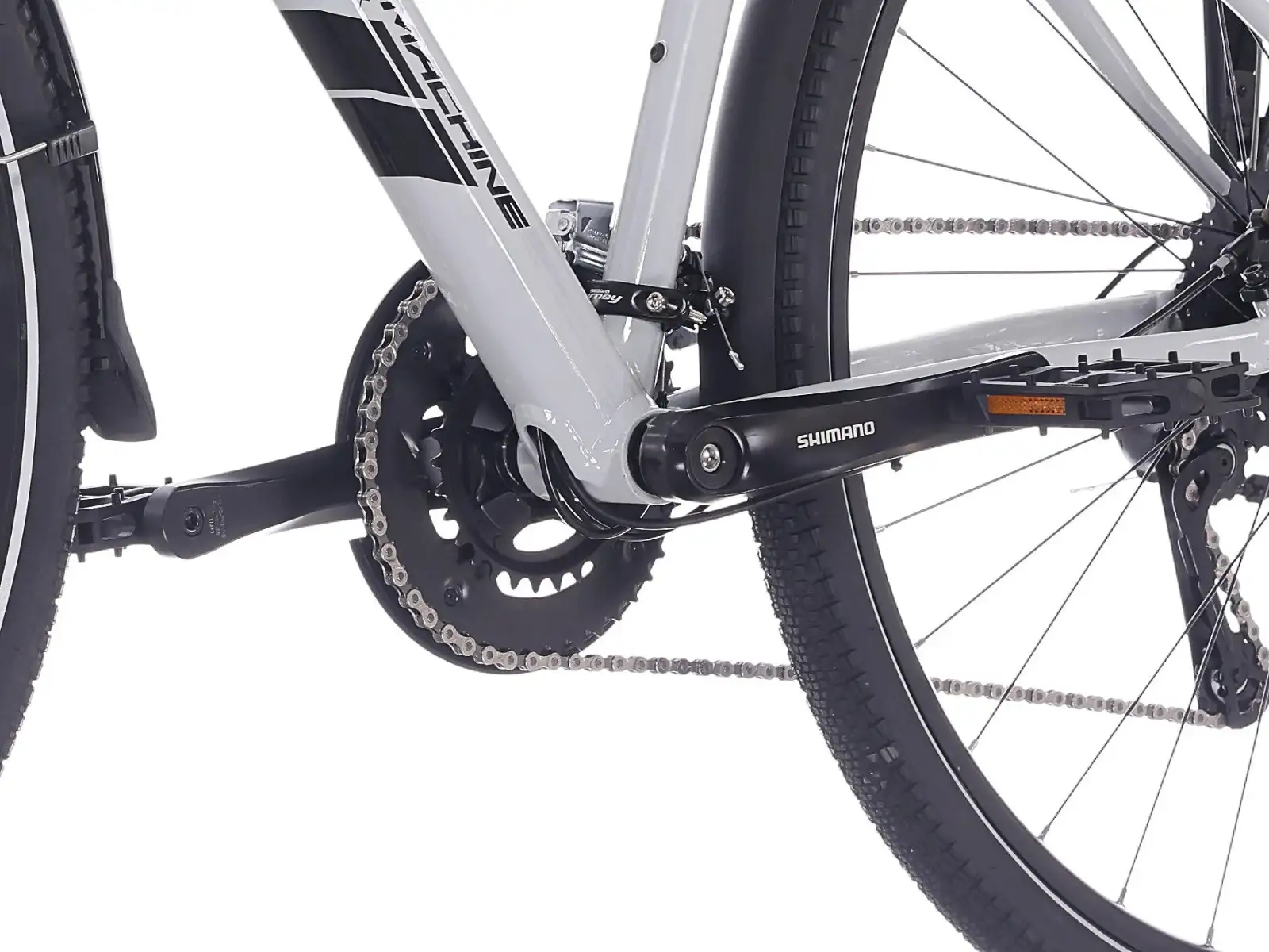 Rock Machine Rokk 40 trekingový bicykel Gloss Limerock Grey