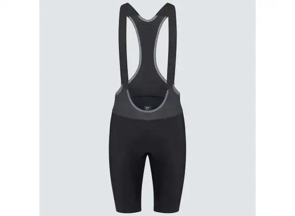 Oakley Endurance Ultra Bib cyklistické krátke nohavice s vložkou a trakmi Blackout