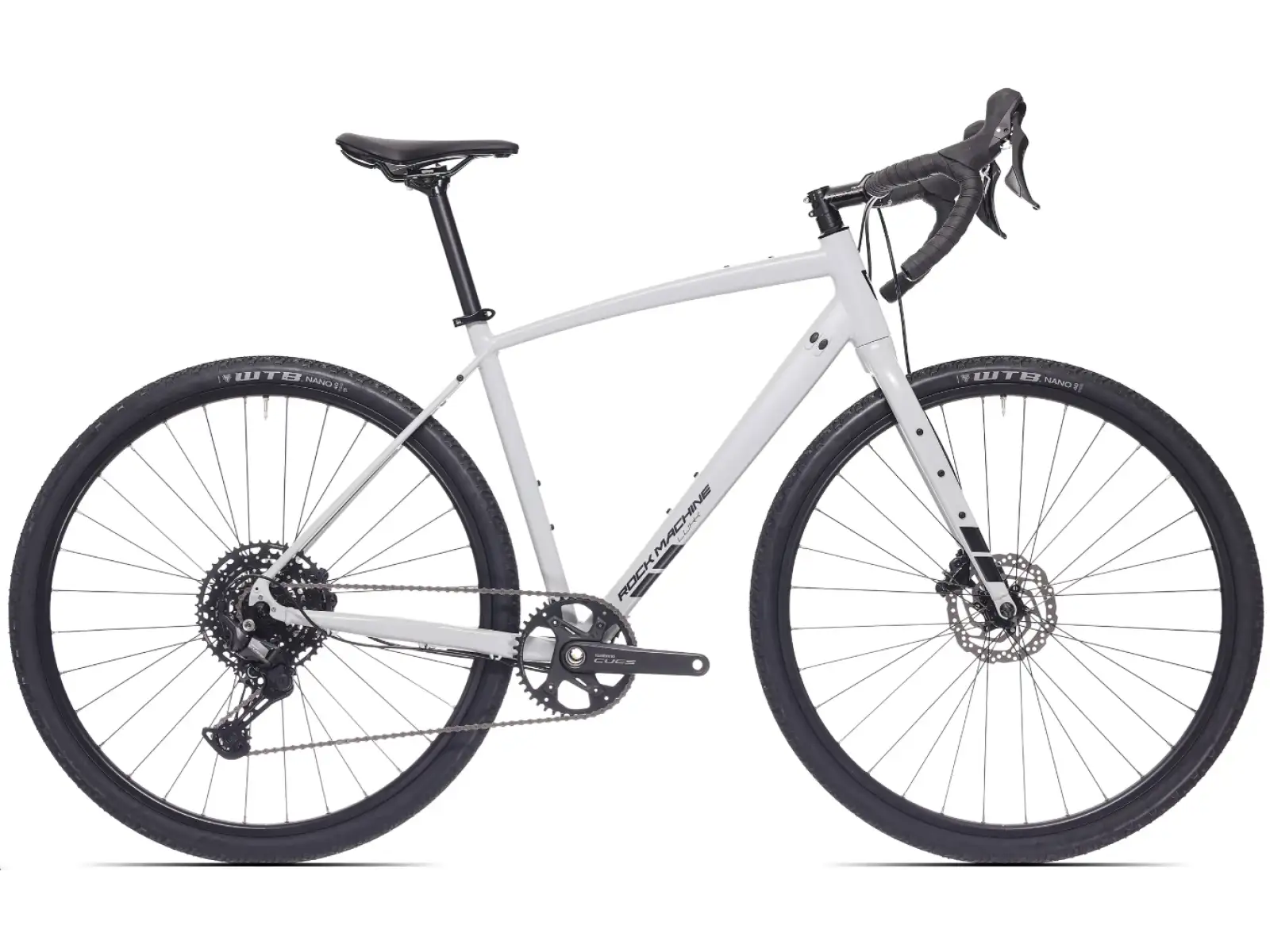 Rock Machine Lukk 50 gravel bicykel Matte Limerock Grey