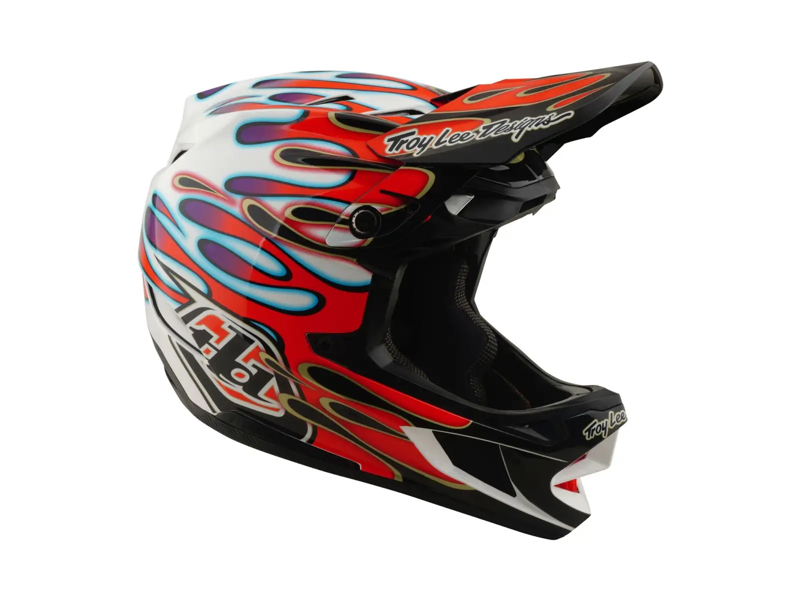 Troy Lee Desing D4 Composite Mips prilba White/Red
