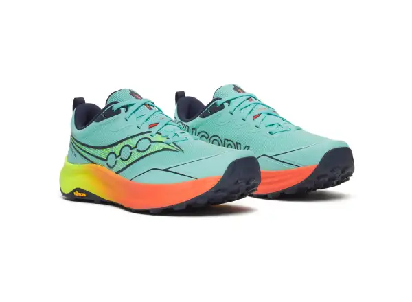 Saucony Peregrine 16 pánska bežecká obuv Splash/Citron