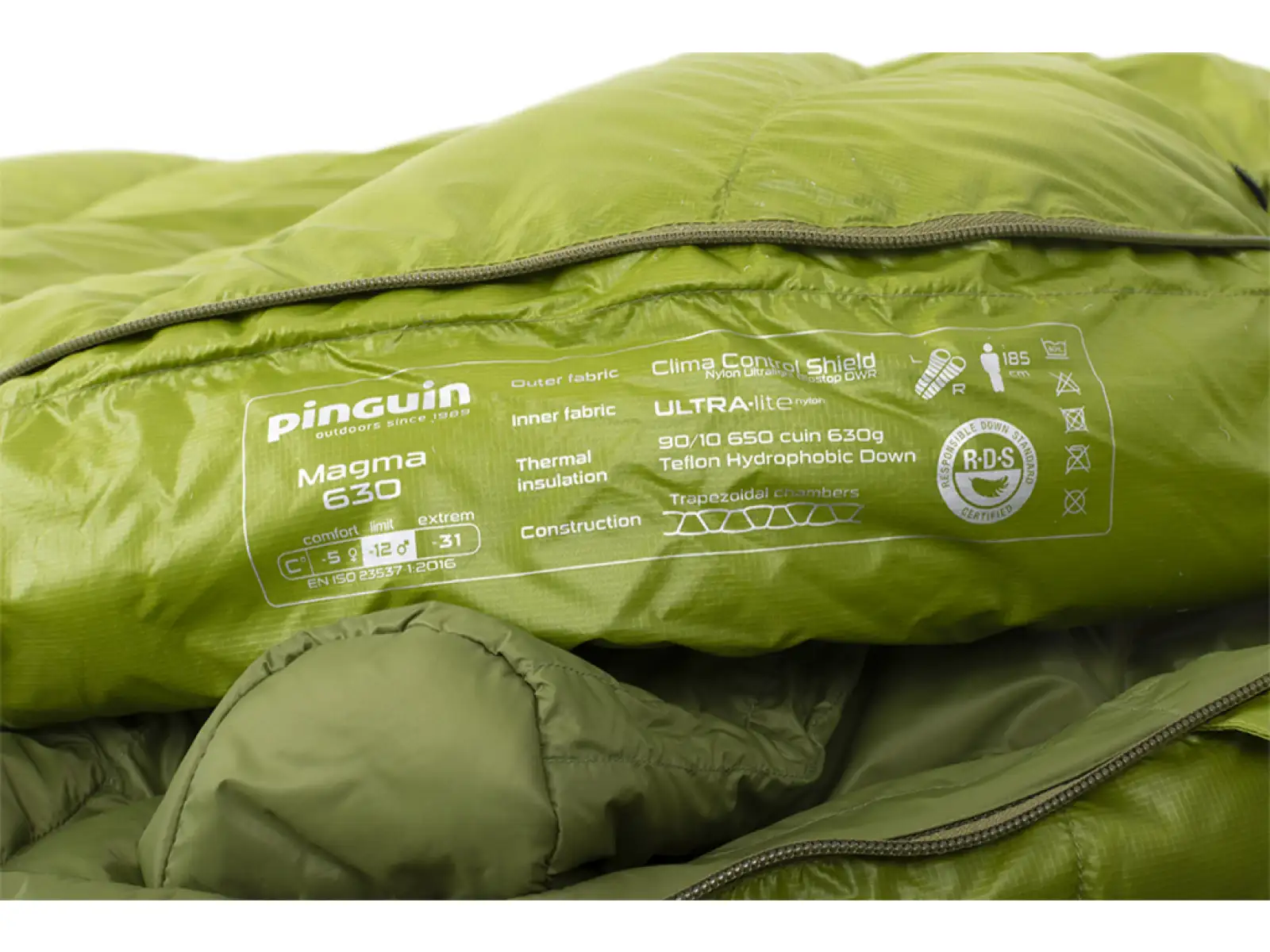 Pingvin Magma 630 Spacák -12°C 175 cm červený