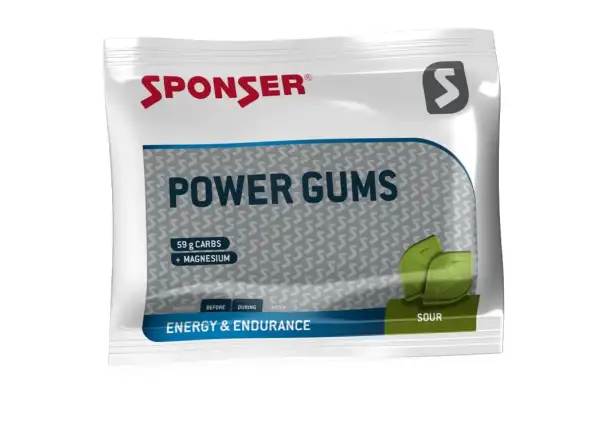Sponser Power Gums energy gumkáče Sour 10 ks 75 g