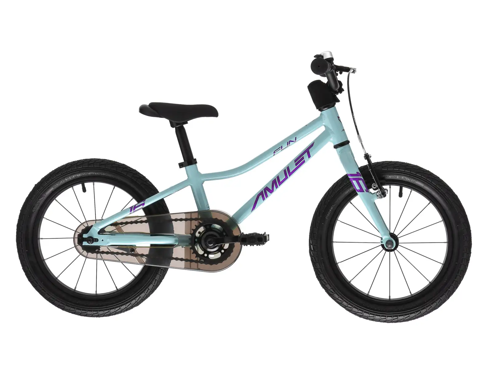 Amulet 16 Fun detský bicykel celeste blue/purple