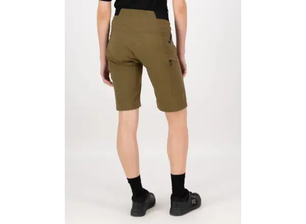 Mons Royale Diversion Merino Trail dámske kraťasy Dark Olive