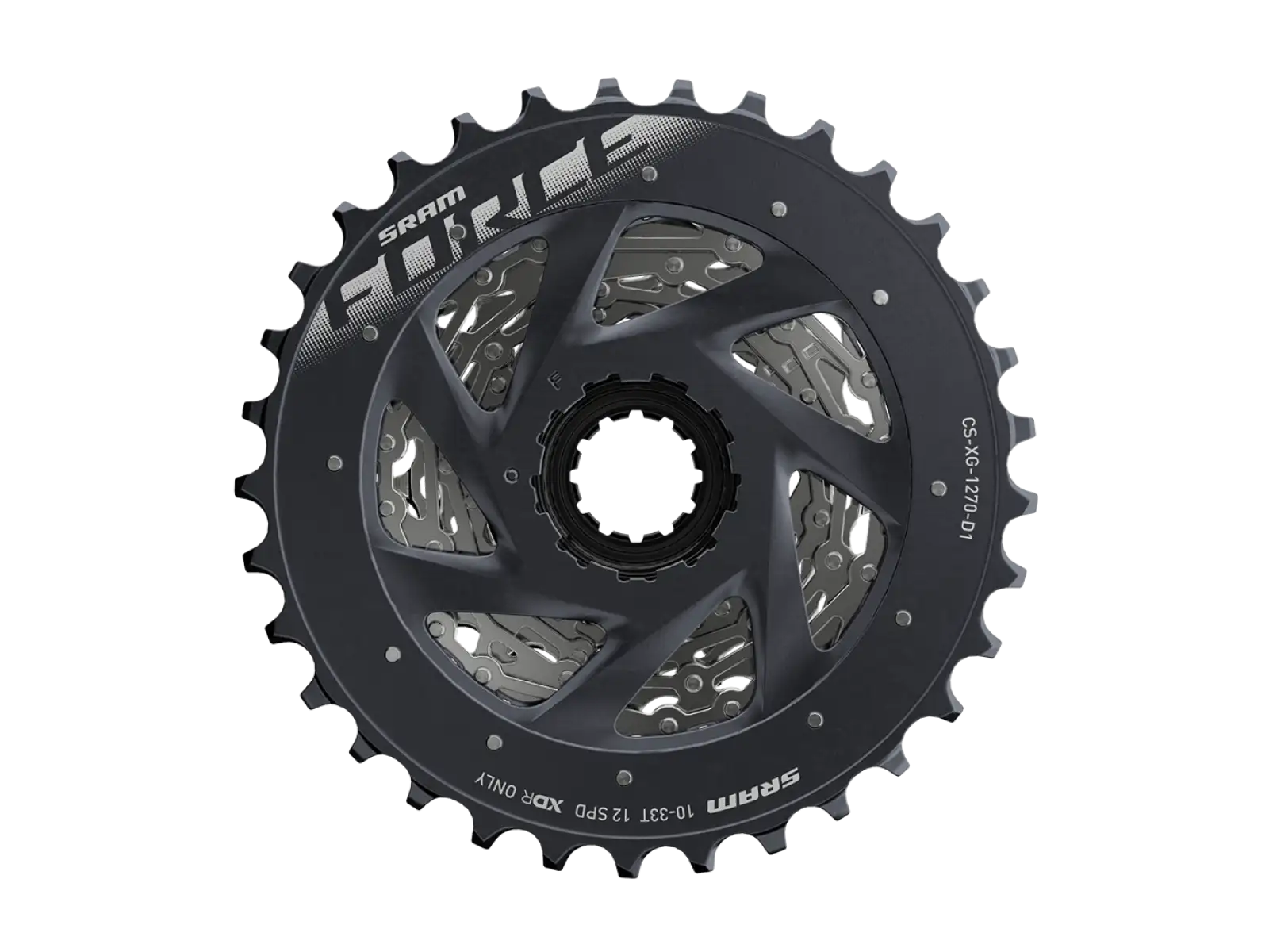 Kazeta Sram CS XG-1270 D1 Silver 12sp. 10-33z.