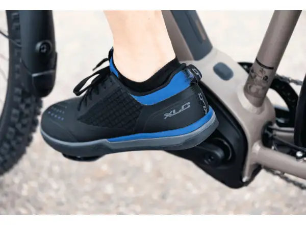 XLC CB-E01 E-MTB pánske topánky čierna/modrá