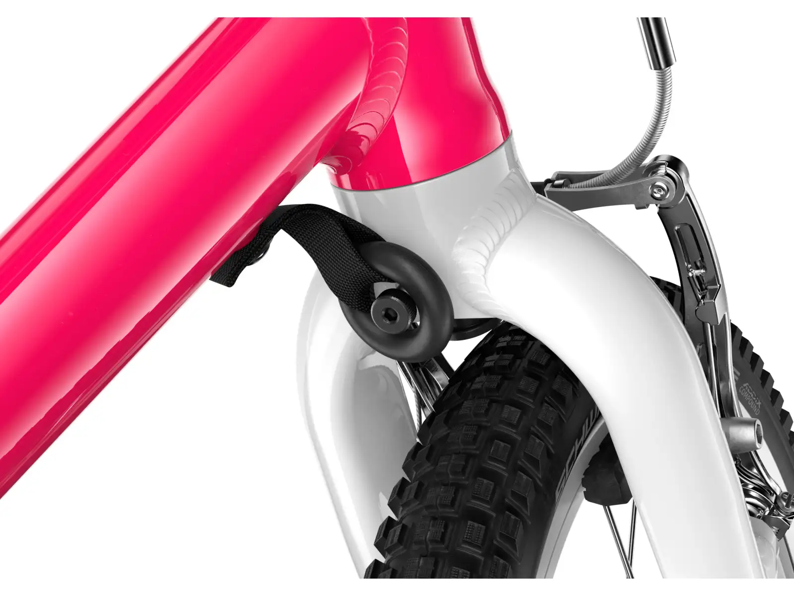 Woom GO 1 Plus detské odrážadlo 14" Hot Pink
