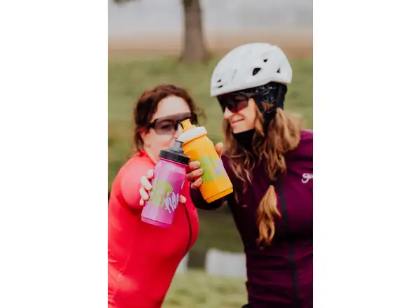Force Party Ride cyklistická fľaša 550 ml žltá