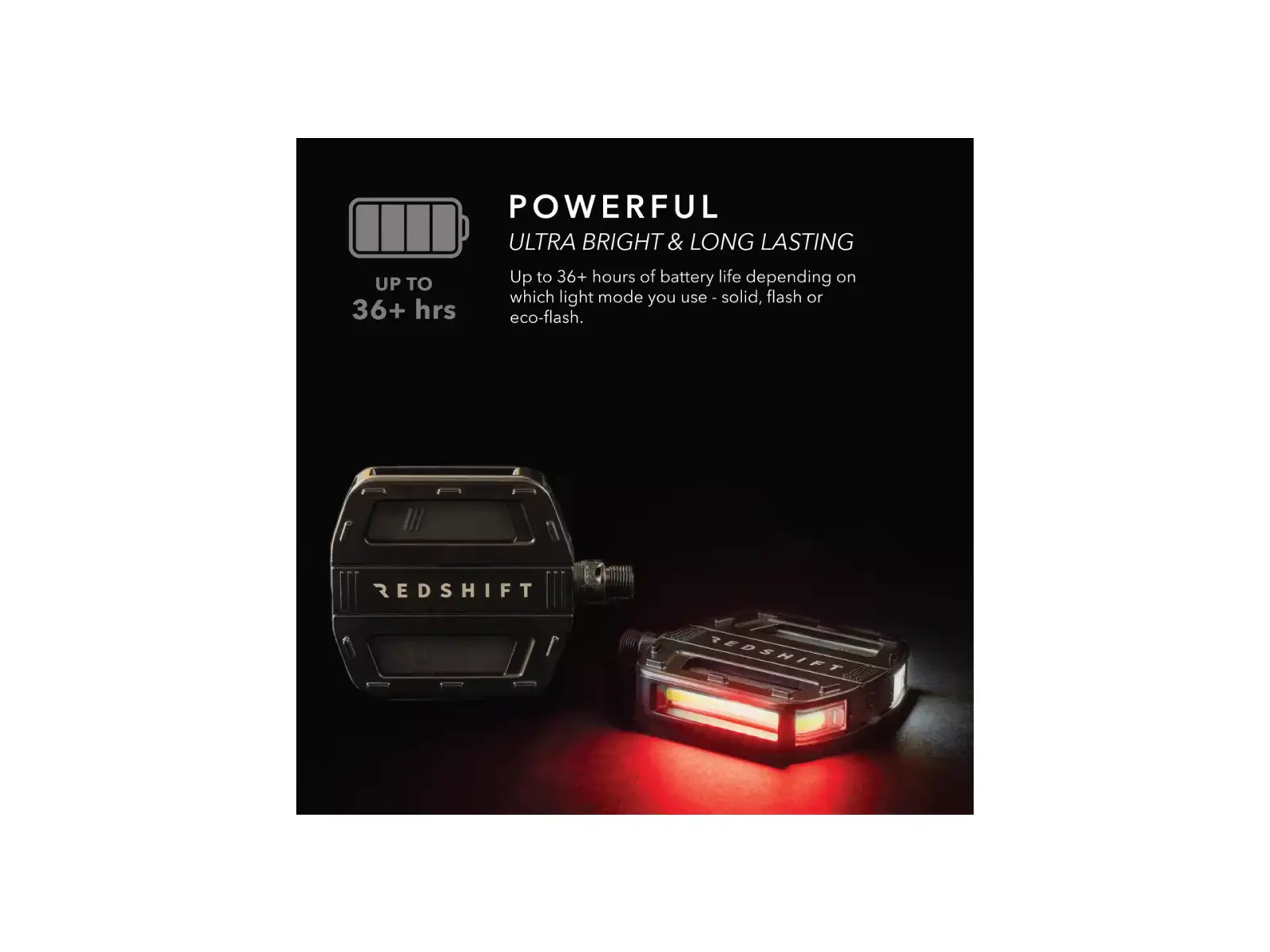 Redshift Arglight platformové pedále