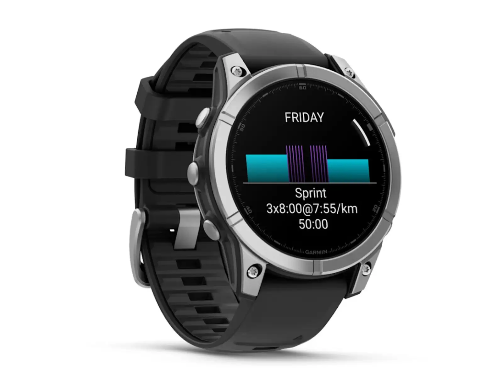 Garmin fenix E - 47 mm AMOLED inteligentné hodinky Slate Grey Steel