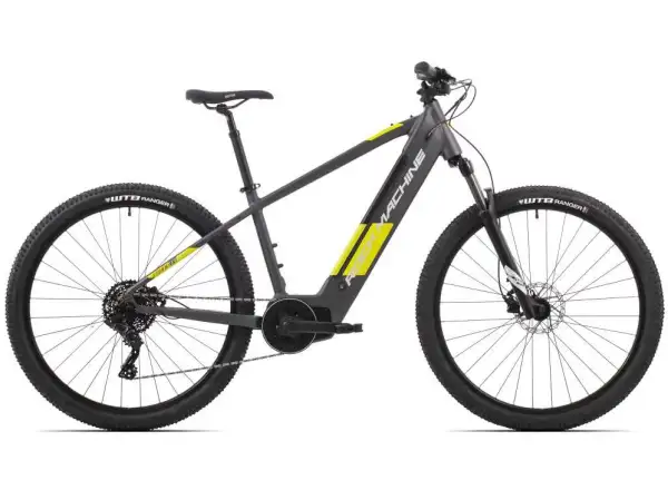 Rock Machine Storm INT e70-29 elektrobicykel Matte Anthracite/Yellow/Silver