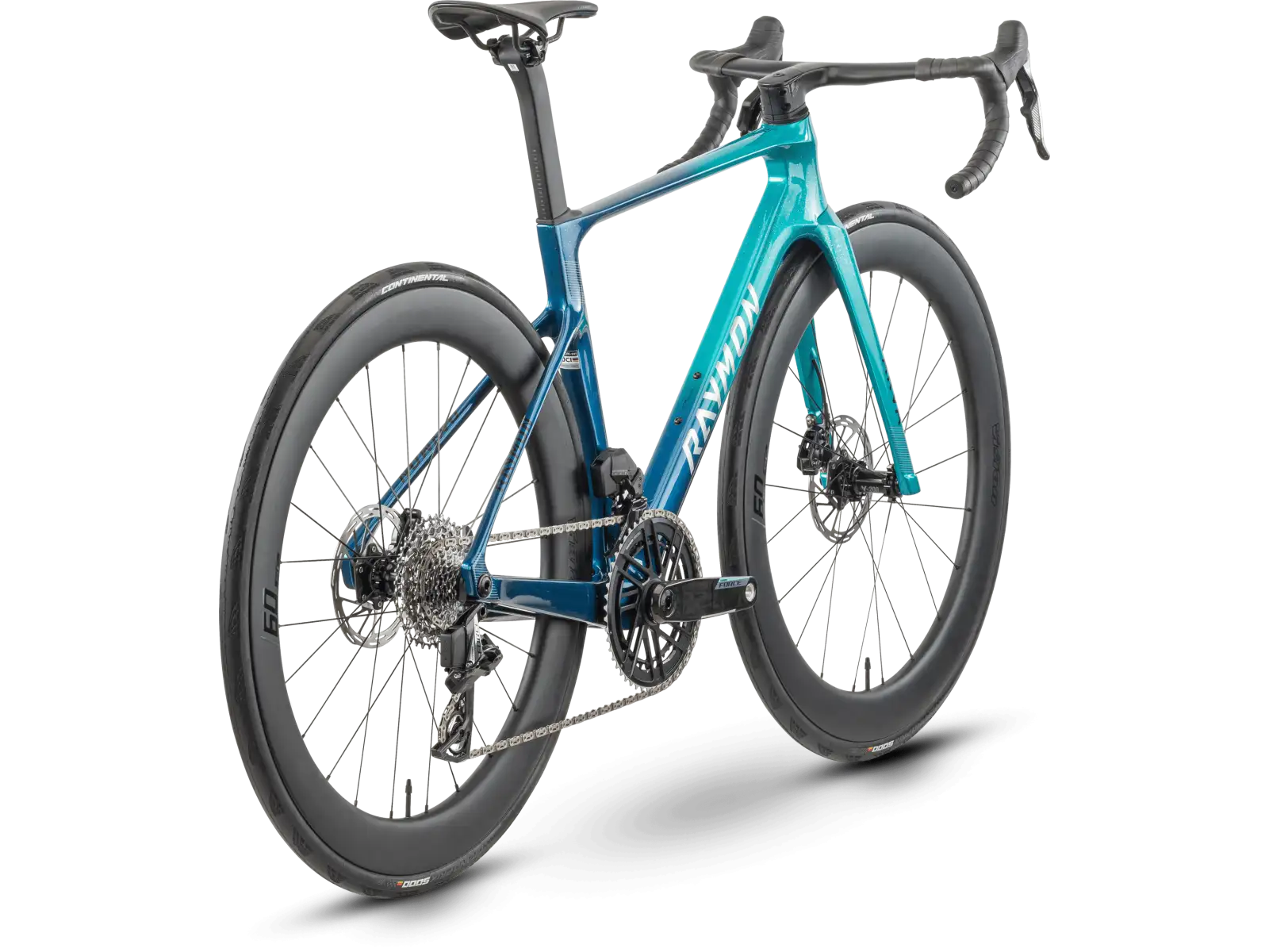 Raymon Arva Evo 24S Force E1 AXS cestný bicykel ocean fade/chrome