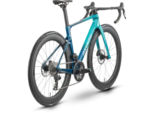 Raymon Arva Evo 24S Force E1 AXS cestný bicykel ocean fade/chrome