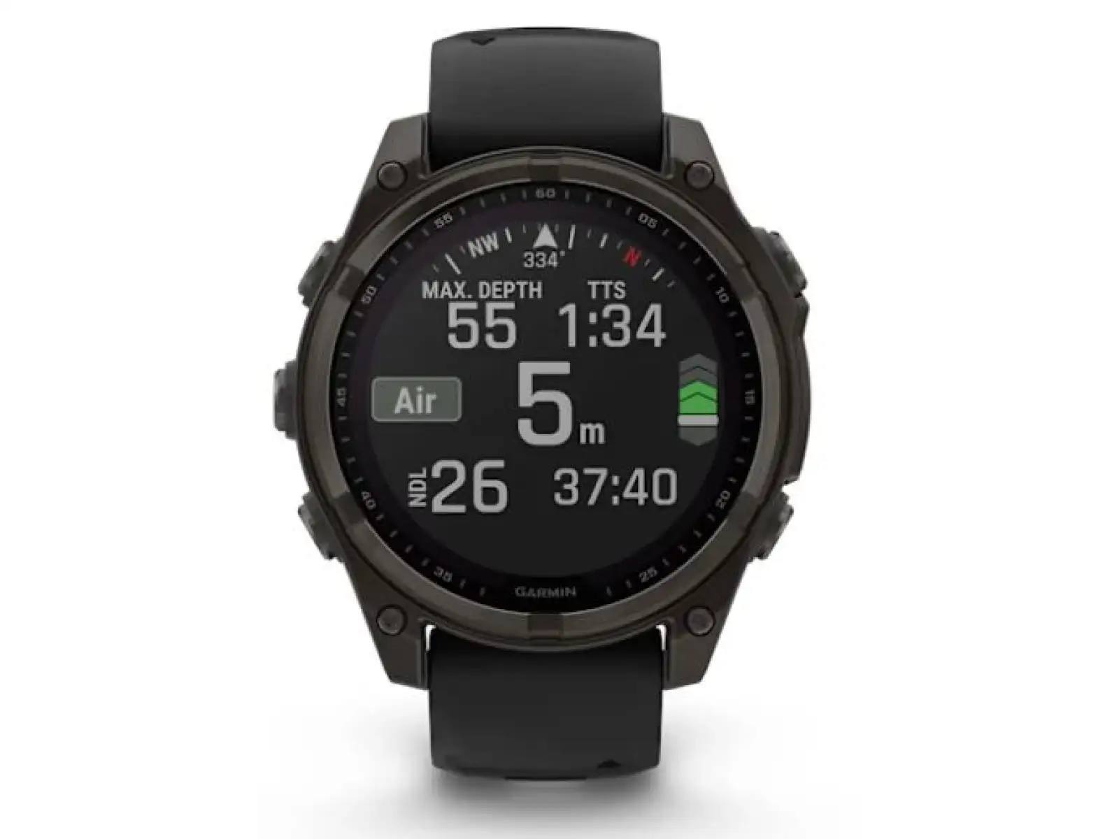 Garmin fenix 8 - 47 mm Solar Sapphire inteligentné hodinky Carbon Gray DLC Titanium Black/Gray