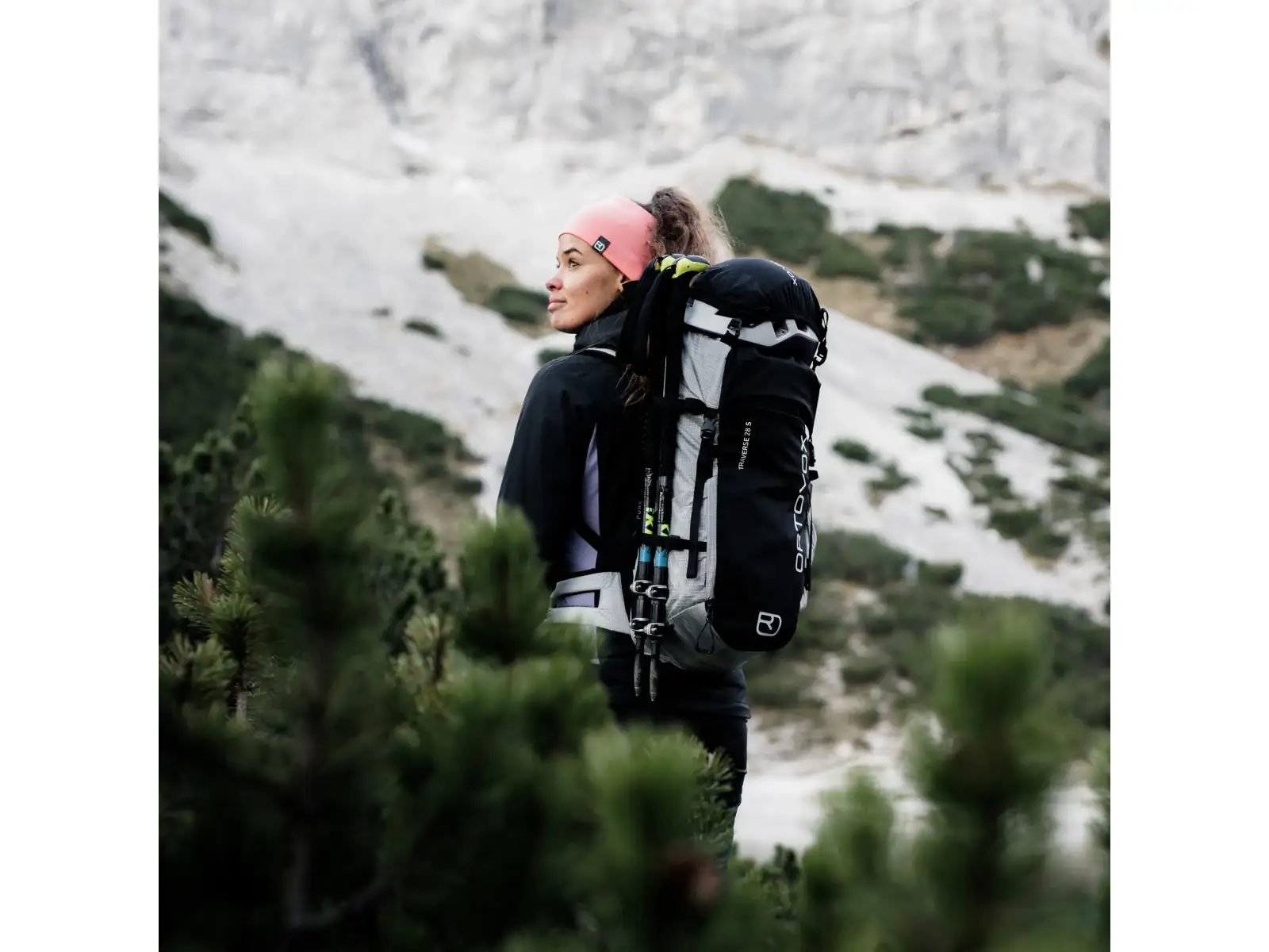 Ortovox Traverse Pure 28 S horolezecký batoh 28 l Grey Marble