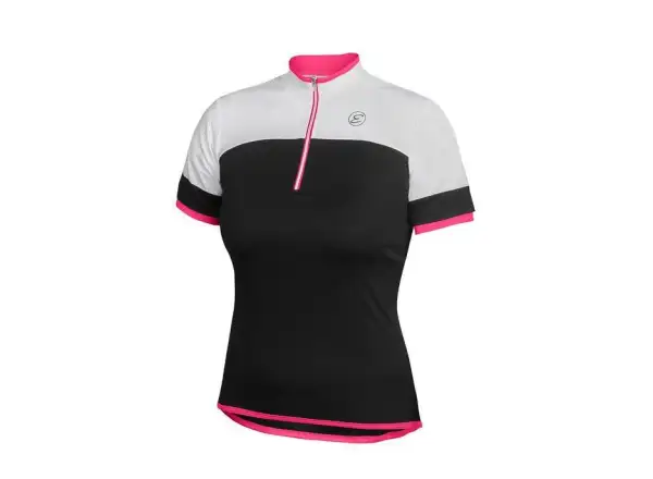 Dámsky dres s krátkym rukávom Etape Clara black/pink